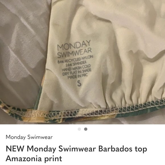 NWT Monday Swimwear Maui Top And Bottom - Picture 4 of 7